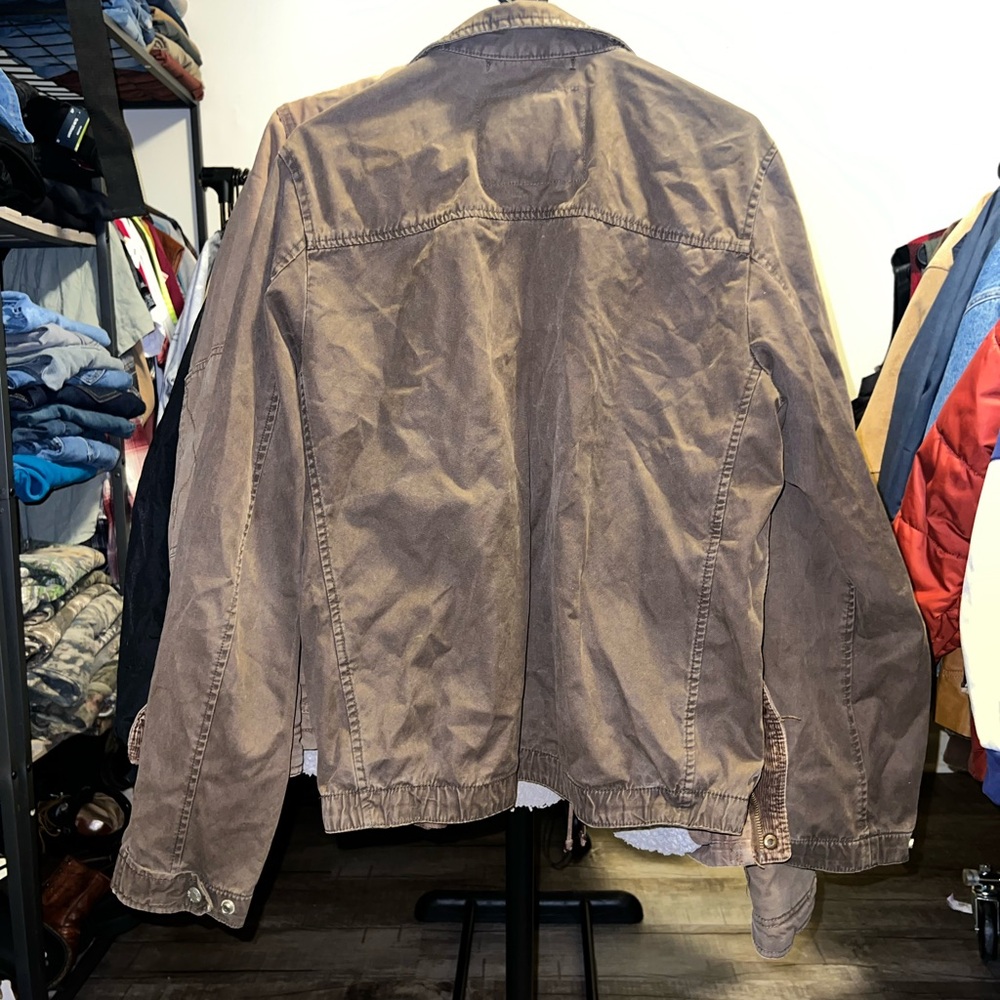 American Eagle Outfitters Brown Military Jacket Size Small - Picture 3 of 3